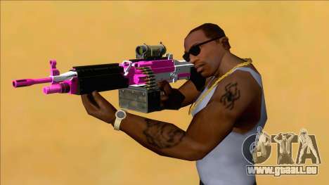 GTA V Combat MG Pink Scope Small Mag pour GTA San Andreas
