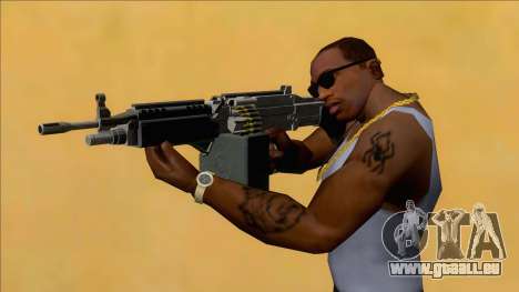 Combat MG Platinum Grip Big Mag für GTA San Andreas