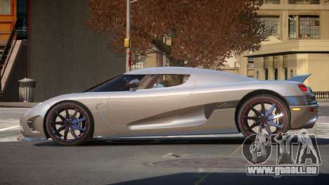 2010 Koenigsegg Agera pour GTA 4