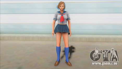 Tekken Azuka Kazama Summer School Uniform V2 für GTA San Andreas