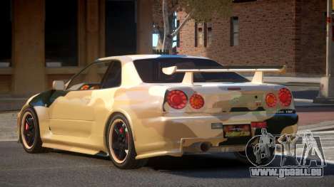 Nissan Skyline R34 GS PJ8 pour GTA 4