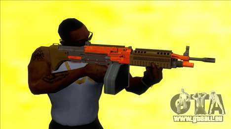 GTA V Combat MG Orange Big Mag für GTA San Andreas