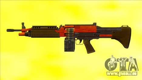 GTA V Combat MG Orange Small Mag pour GTA San Andreas