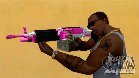 GTA V Combat MG Pink Small Mag pour GTA San Andreas