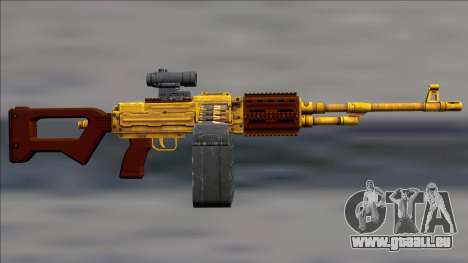 GTA V Shrewsbury MG Gold Scope (Extended clip) pour GTA San Andreas