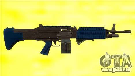 GTA V Combat MG LSPD Grip Small Mag pour GTA San Andreas