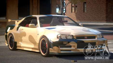 Nissan Skyline R34 GS PJ8 pour GTA 4