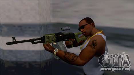 GTA V Shrewsbury MG Green Scope (Deafault clip) pour GTA San Andreas