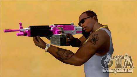GTA V Combat MG Pink Grip Small Mag für GTA San Andreas