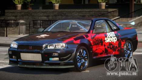 2003 Nissan Skyline R34 GT-R PJ7 für GTA 4