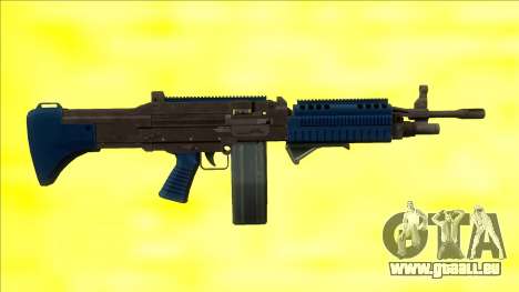 GTA V Combat MG LSPD Grip Big Mag pour GTA San Andreas