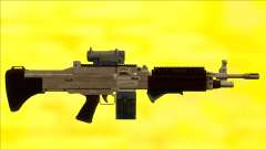 GTA V Combat MG Army All Attachments Small Mag pour GTA San Andreas