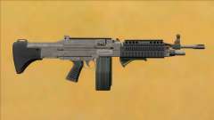Combat MG Platinum Grip Big Mag für GTA San Andreas