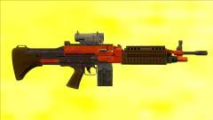 GTA V Combat MG Orange Scope Small Mag pour GTA San Andreas