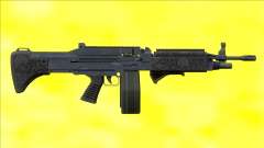 Combat MG Ettched Metal Grip Big Mag für GTA San Andreas