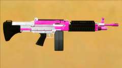 GTA V Combat MG Pink Big Mag für GTA San Andreas