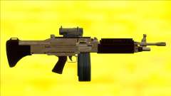 GTA V Combat MG Army Scope Big Mag für GTA San Andreas