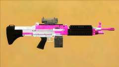 GTA V Combat MG Pink Scope Small Mag für GTA San Andreas