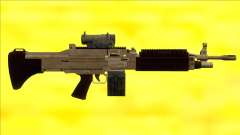 GTA V Combat MG Army Scope Small Mag pour GTA San Andreas