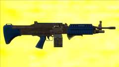 GTA V Combat MG LSPD Grip Small Mag pour GTA San Andreas