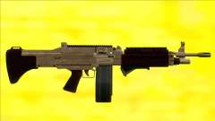 GTA V Combat MG Army Grip Big Mag für GTA San Andreas