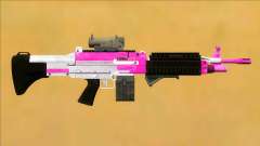 GTA V Combat MG Pink All Attachments Small Mag pour GTA San Andreas