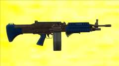 GTA V Combat MG LSPD Grip Big Mag pour GTA San Andreas