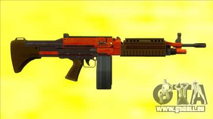 GTA V Combat MG Orange Big Mag für GTA San Andreas