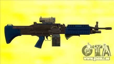 GTA V Combat MG LSPD All Attachments Small Mag pour GTA San Andreas