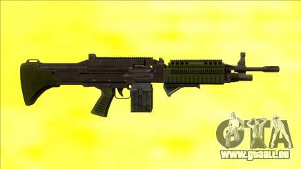 GTA V Combat MG Green Grip Small Mag für GTA San Andreas