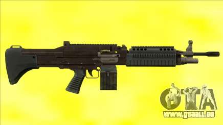 GTA V Combat MG Black Small Mag für GTA San Andreas