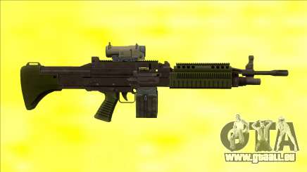 GTA V Combat MG Green Scope Small Mag pour GTA San Andreas