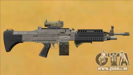 Combat MG Platinum All Attachments Small Mag für GTA San Andreas