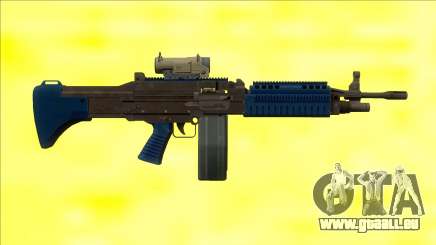 GTA V Combat MG LSPD Scope Big Mag für GTA San Andreas