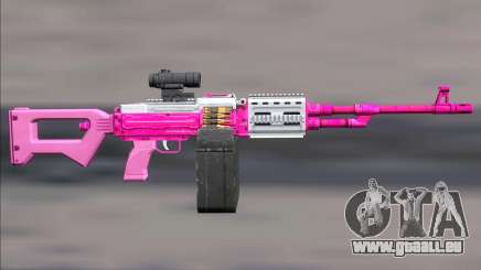 GTA V Shrewsbury MG Pink Scope (Extended clip) pour GTA San Andreas