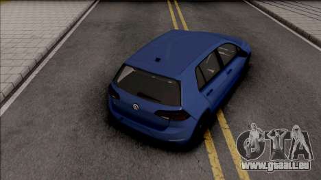 Volkswagen Golf 7 Blue pour GTA San Andreas
