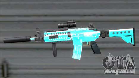 Weapons Pack Blue Evolution (m4) pour GTA San Andreas