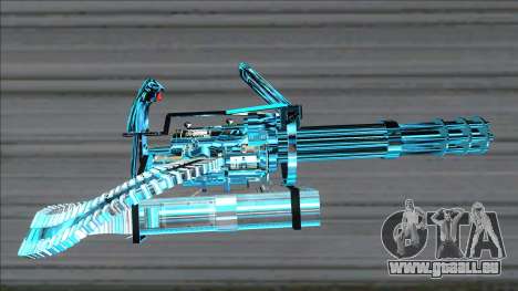 Weapons Pack Blue Evolution (minigun) für GTA San Andreas
