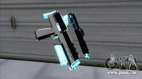 Weapons Pack Blue Evolution (microuzi) für GTA San Andreas