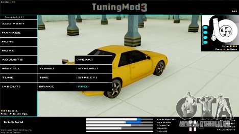 Tuning Mod v3.0.1 für GTA San Andreas