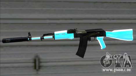 Weapons Pack Blue Evolution (ak47) für GTA San Andreas