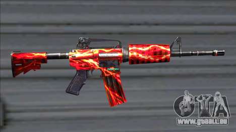 M4A1 Assault Rifle Skin 6 pour GTA San Andreas