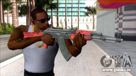CSGO AK-47 Red Laminate V2 pour GTA San Andreas