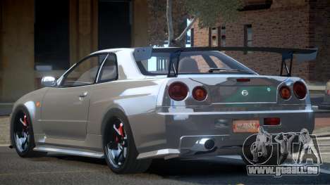 Nissan Skyline R34 BS Drift pour GTA 4
