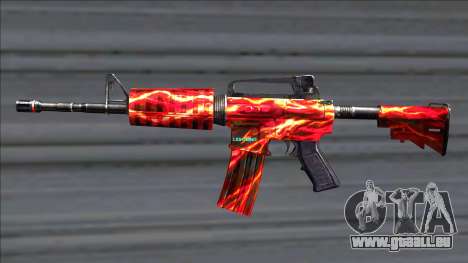 M4A1 Assault Rifle Skin 6 pour GTA San Andreas