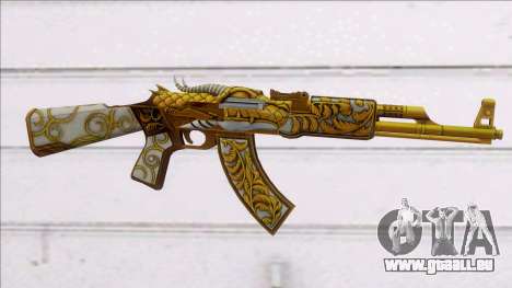 AK47 GOLD DRAGON pour GTA San Andreas