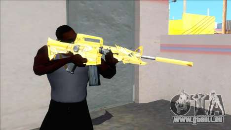 CrossFires M4A1 Iron Beast Noble Gold pour GTA San Andreas