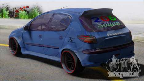 Peugeot 206 Sport Soltan pour GTA San Andreas