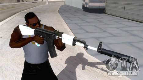 Weapons Pack Blue Evolution (ak47) für GTA San Andreas