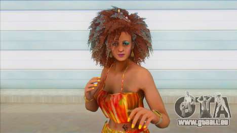 GTA Online Female Big Afro Dress V2 pour GTA San Andreas